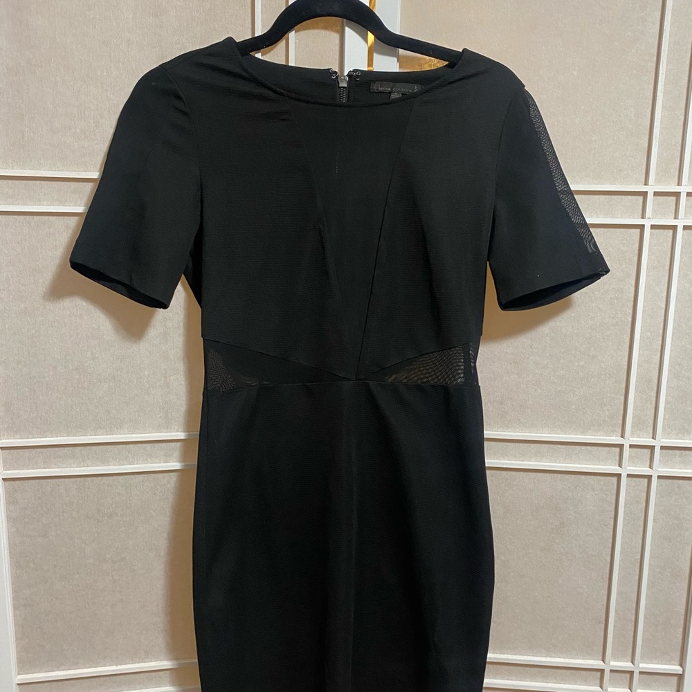 Mesh cutouts black urban outfitters Luca couture dress M